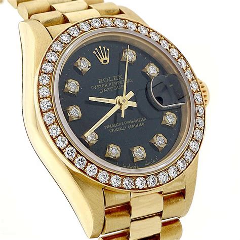 rolex diamond bezel original